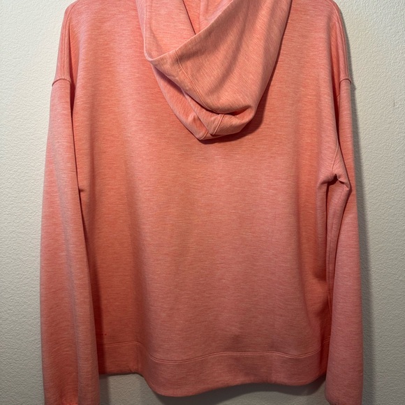 Travis Mathew Women's Skylight Soft Half Zip, Heather Porcelain Rose, Small - Picture 5 of 5